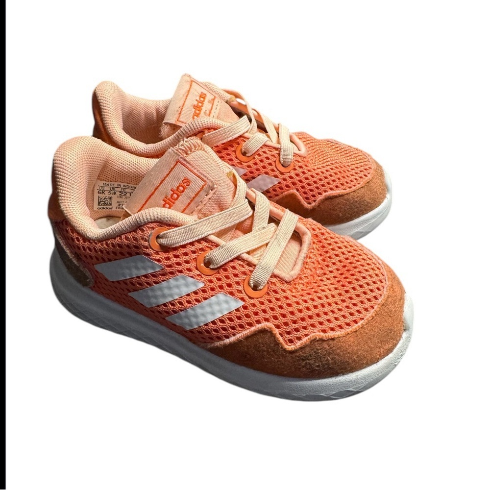 adidas Kids Sneakers in Orange and White